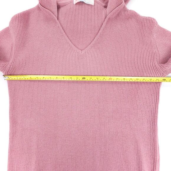 NEW Free People Claudia Sweater Hoodie Knit Midi Dress Pink Beachy Boho Lounge - Picture 4 of 9